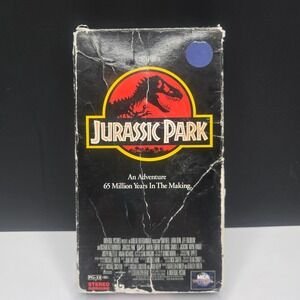 Jurassic Park VHS Movie 1993 MCA Universal Steven Spielberg Sci-Fi Adventure